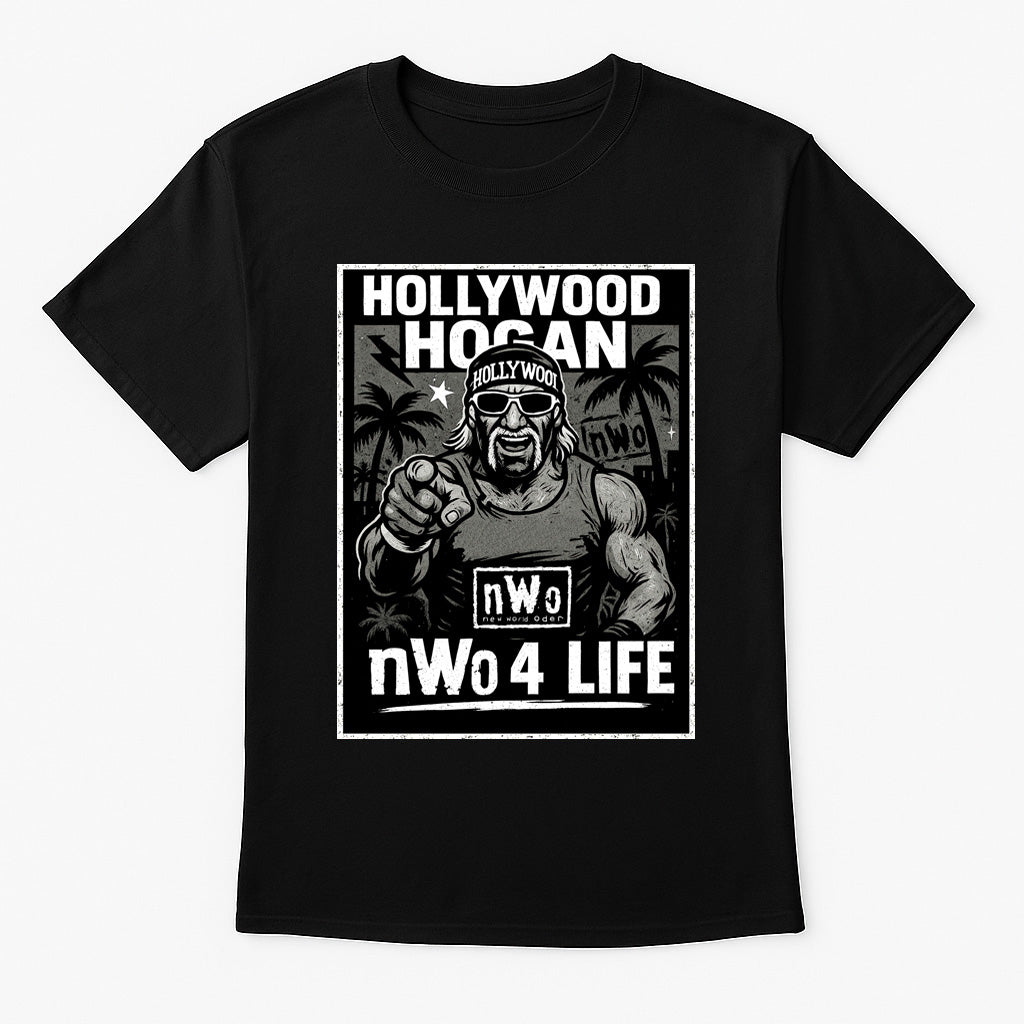 Hollywood Hogan nWo 4 Life Retro Wrestling Unisex T-Shirt