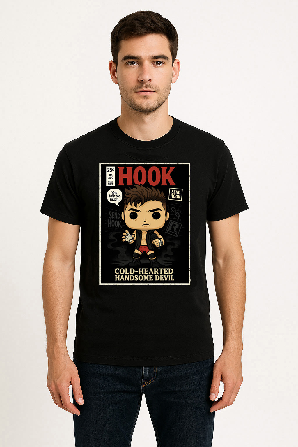 Hook Cold-Hearted Handsome Devil Funko Pop Comic Wrestling Unisex T-Shirt