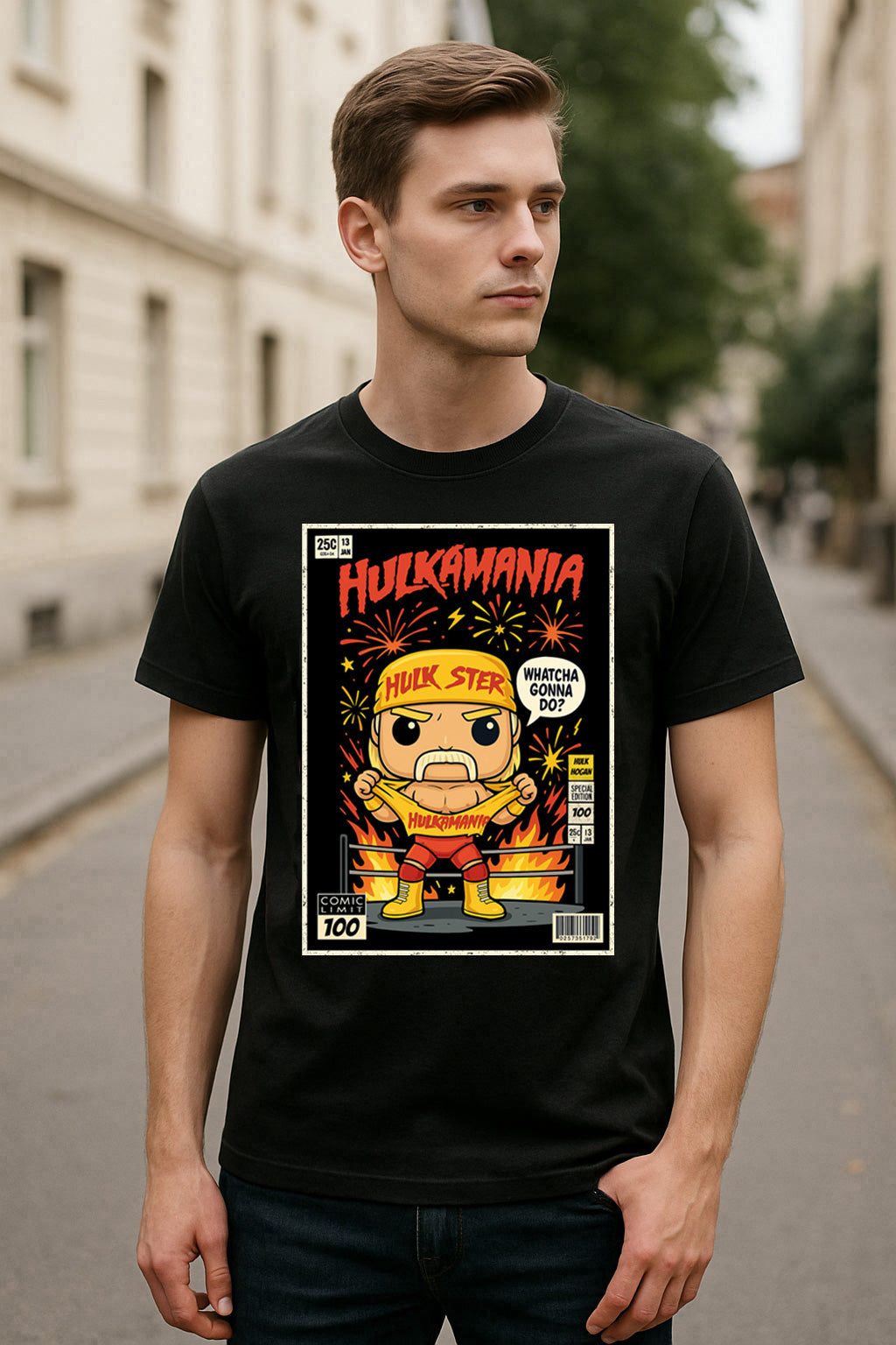 Hulk Hogan Hulkamania Funko Pop Comic Wrestling Unisex T-Shirt
