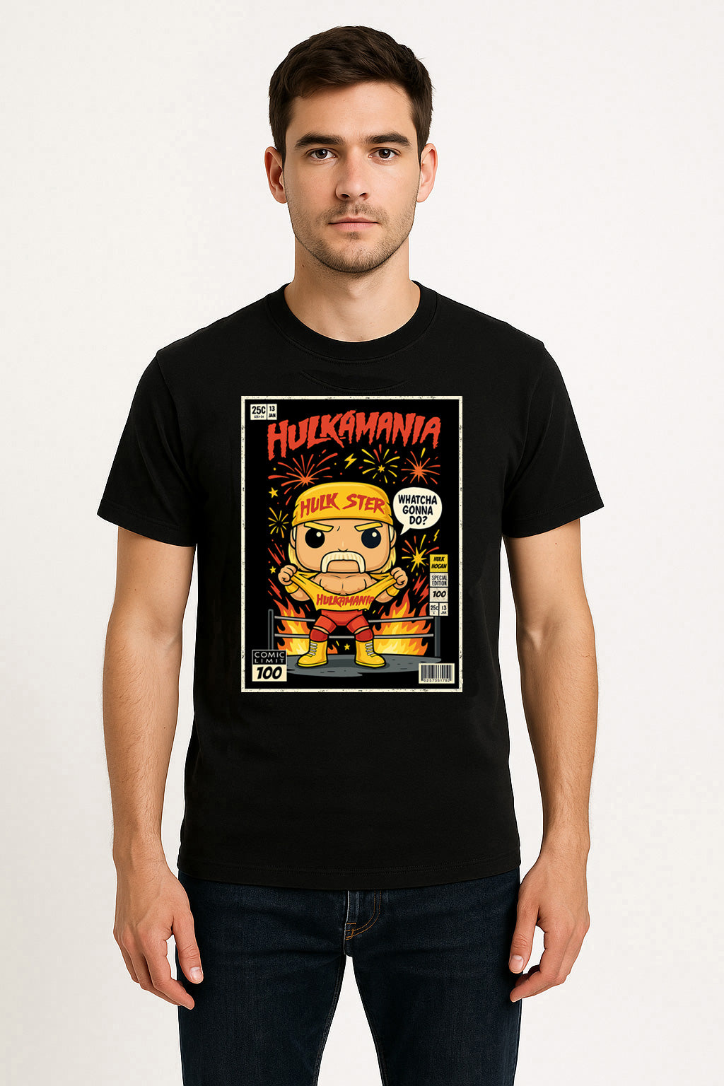 Hulk Hogan Hulkamania Funko Pop Comic Wrestling Unisex T-Shirt