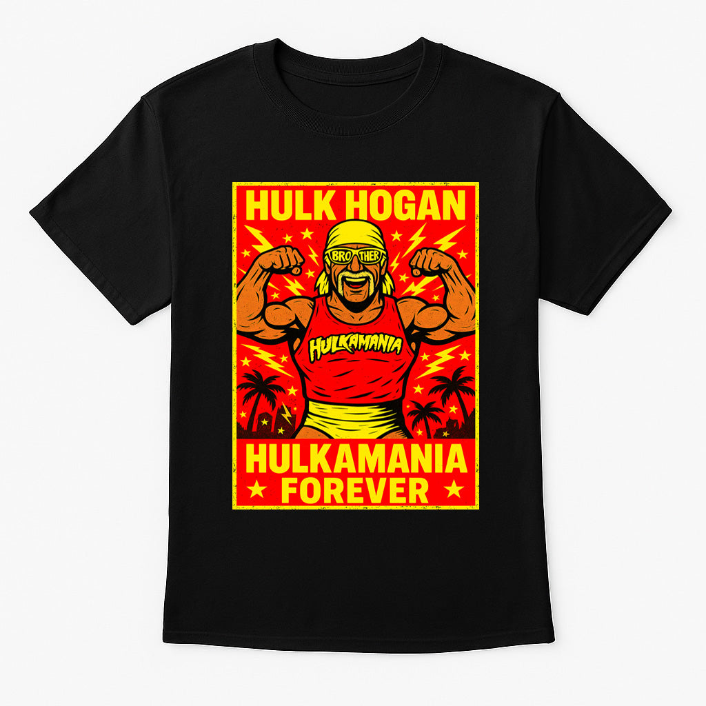 Hulk Hogan Hulkamania Forever Retro Wrestling Unisex T-Shirt