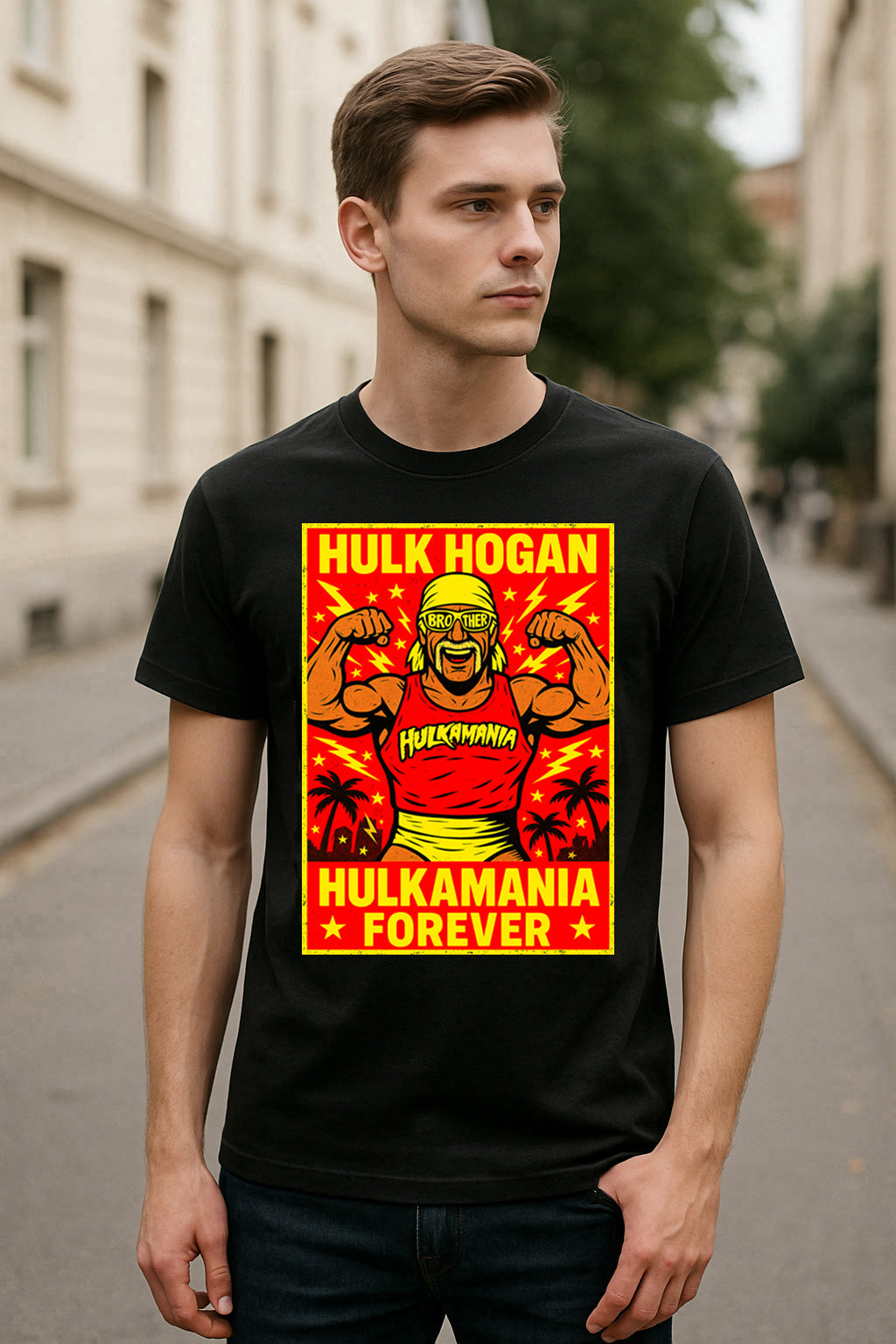 Hulk Hogan Hulkamania Forever Retro Wrestling Unisex T-Shirt