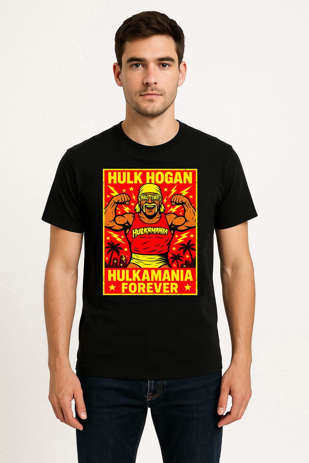 Hulk Hogan Hulkamania Forever Retro Wrestling Unisex T-Shirt