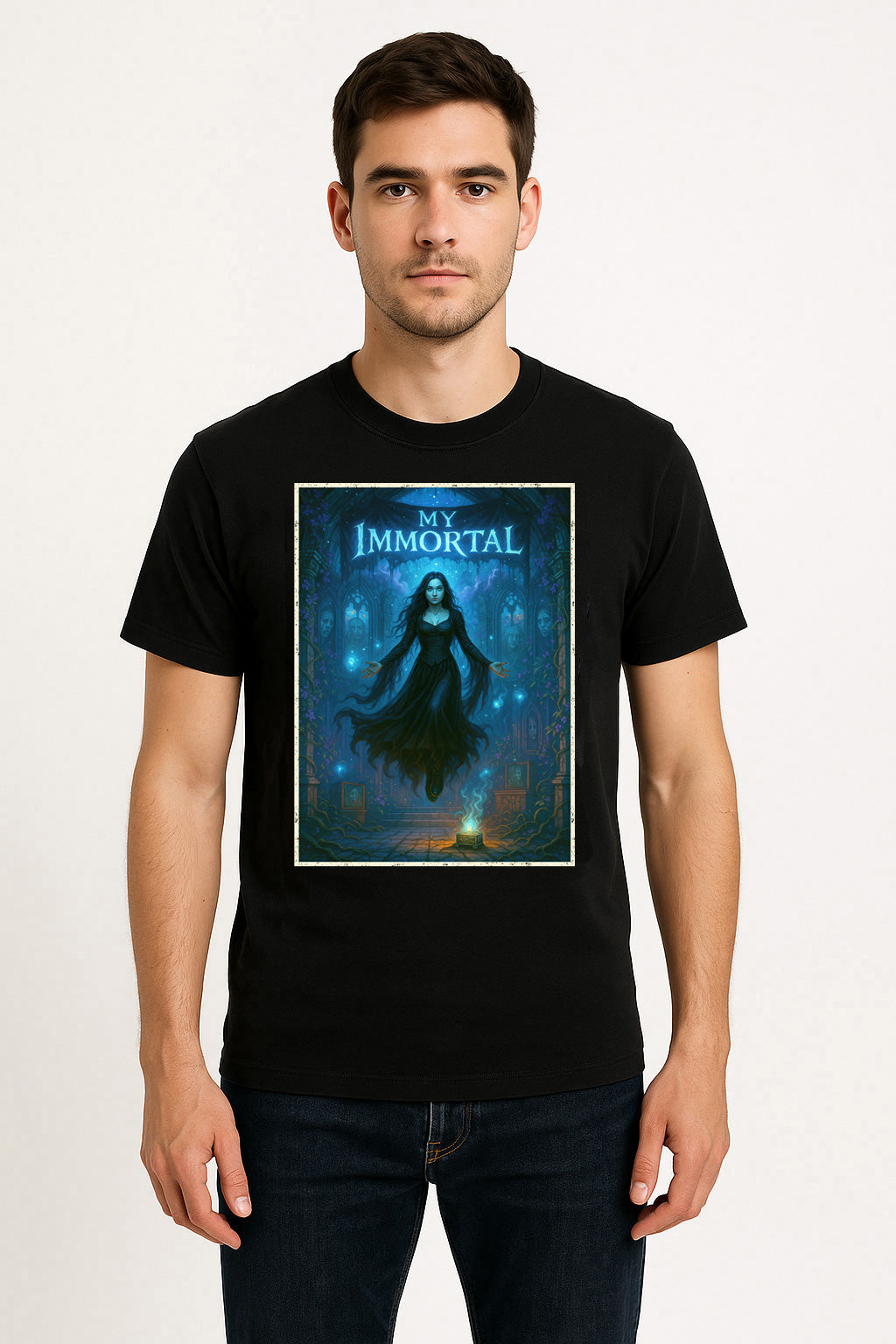 Evanescence My Immortal Unisex T-Shirt Gothic Rock Band Vintage Merch Tee