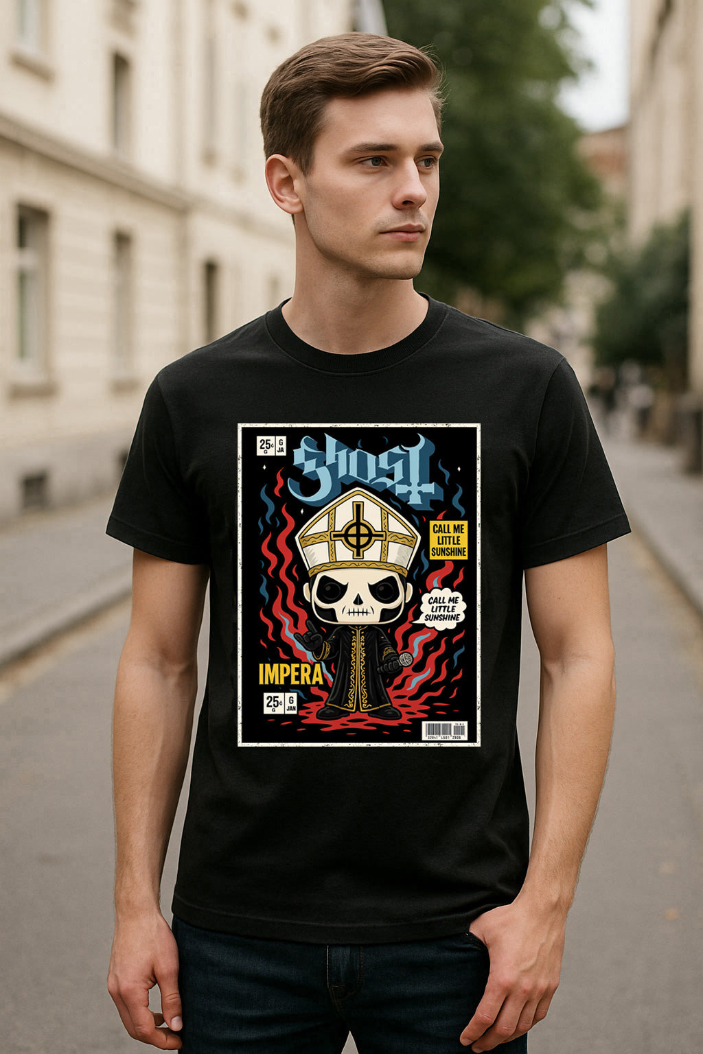 Ghost “Impera – Call Me Little Sunshine” Unisex T-Shirt – Occult Rock Heavy Metal Graphic Tee