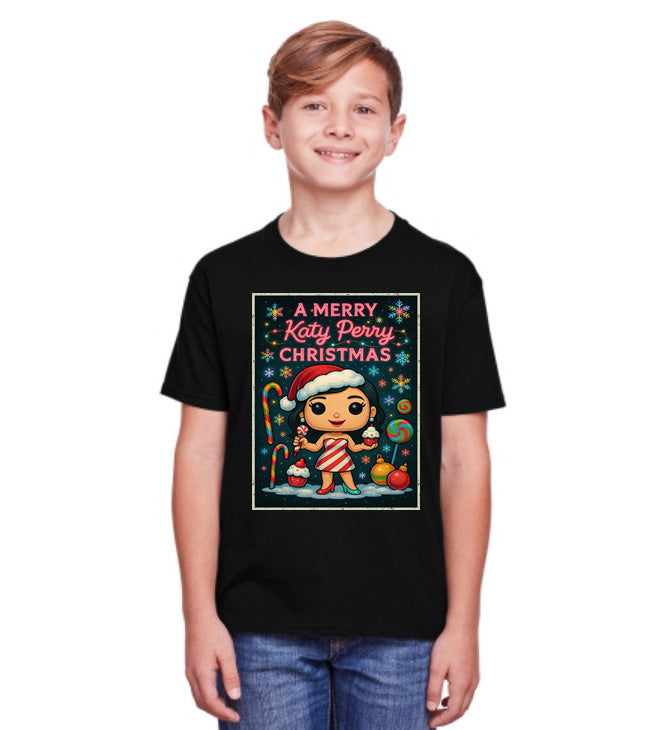Katy Perry Merry Christmas Candy Pop Unisex Christmas T-Shirt or Hoodie