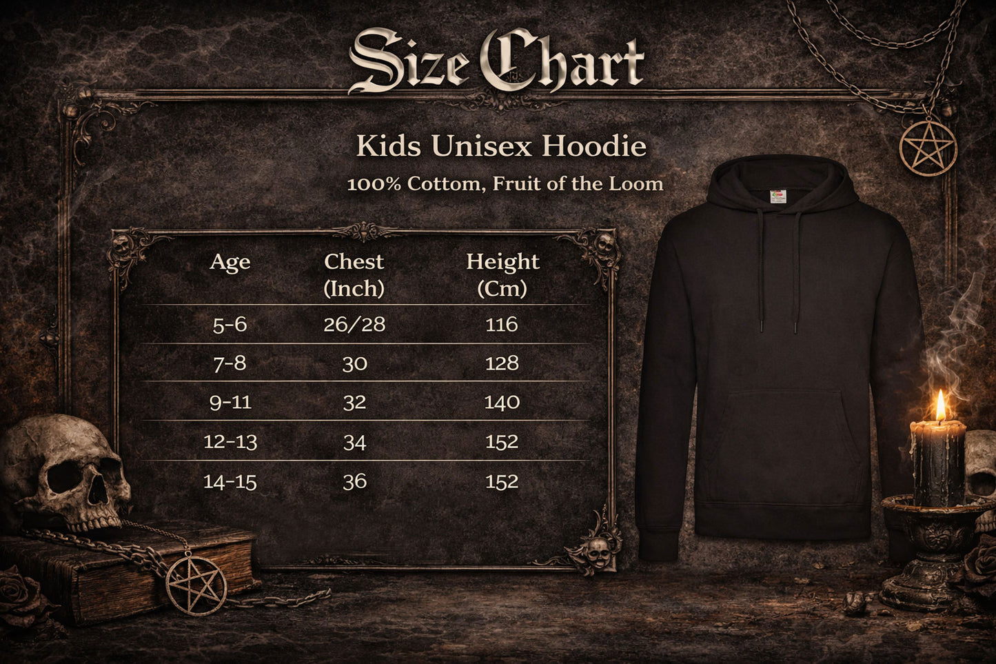 Skeleton T-Shirt Dark Fantasy Gothic Occult Magic Unisex Black Graphic Tee