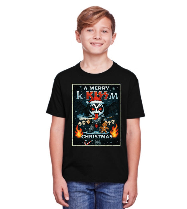 KISS Merry Christmas Hard Rock Unisex Christmas T-Shirt or Hoodie