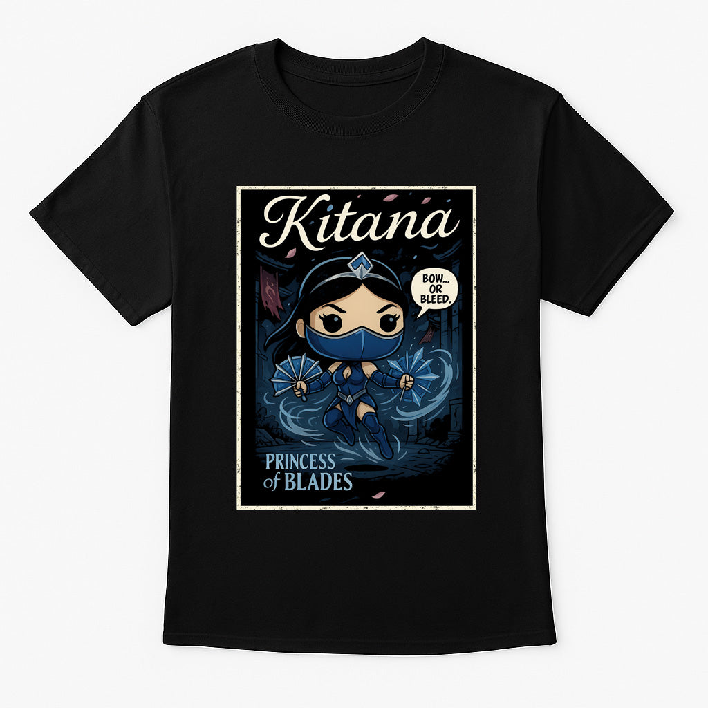 Mortal Kombat Kitana “Princess of Blades” Unisex T-Shirt – Outworld Assassin Fan Tee