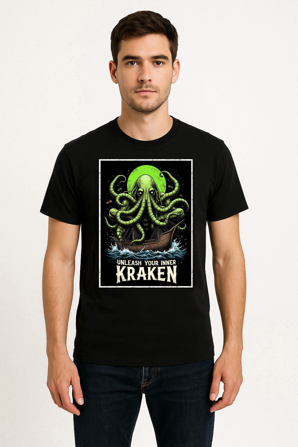 Unleash Your Inner Kraken Unisex T-Shirt Sea Monster Horror Tee