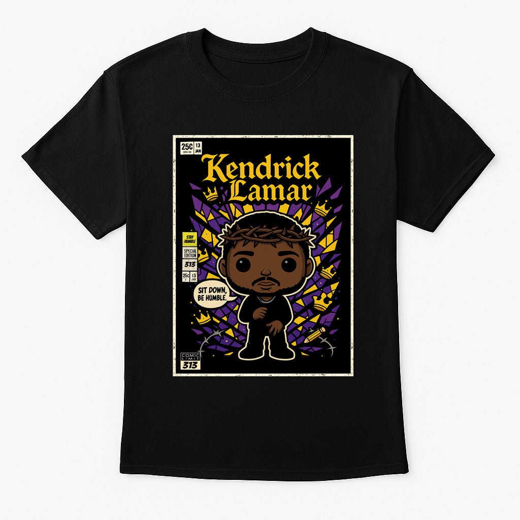 Kendrick Lamar Be Humble Hip Hop Funko Pop Style Unisex T-Shirt
