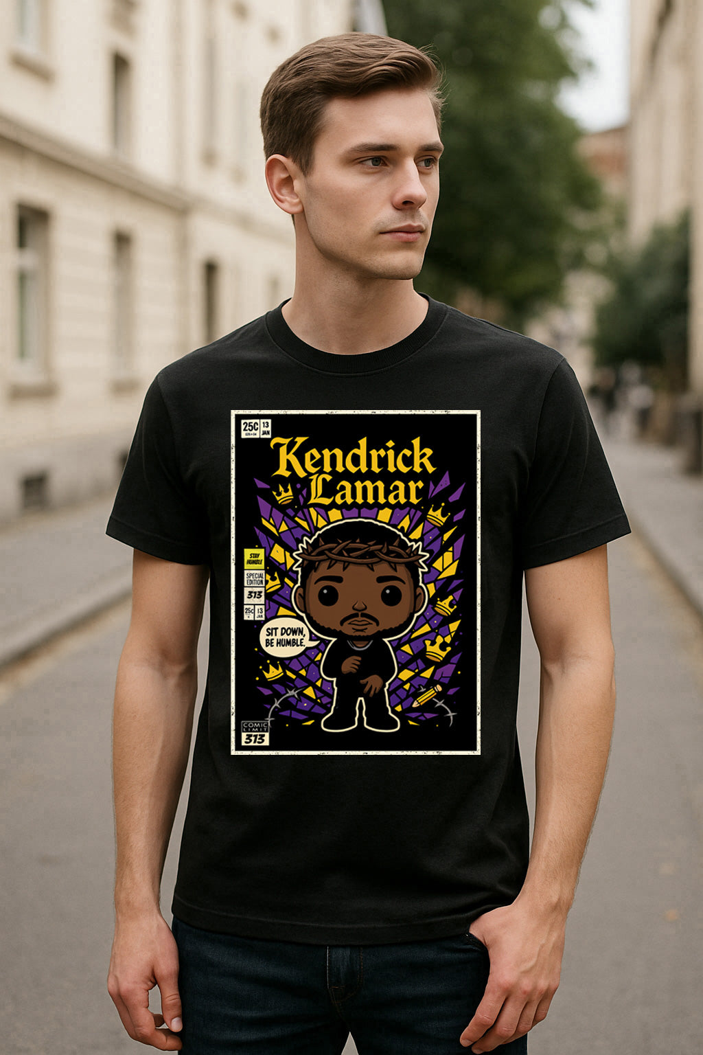 Kendrick Lamar Be Humble Hip Hop Funko Pop Style Unisex T-Shirt