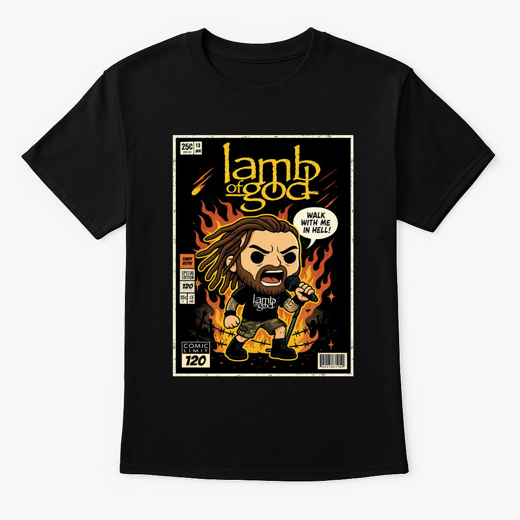 Lamb of God Walk With Me in Hell Metal Funko Pop Style Unisex T-Shirt