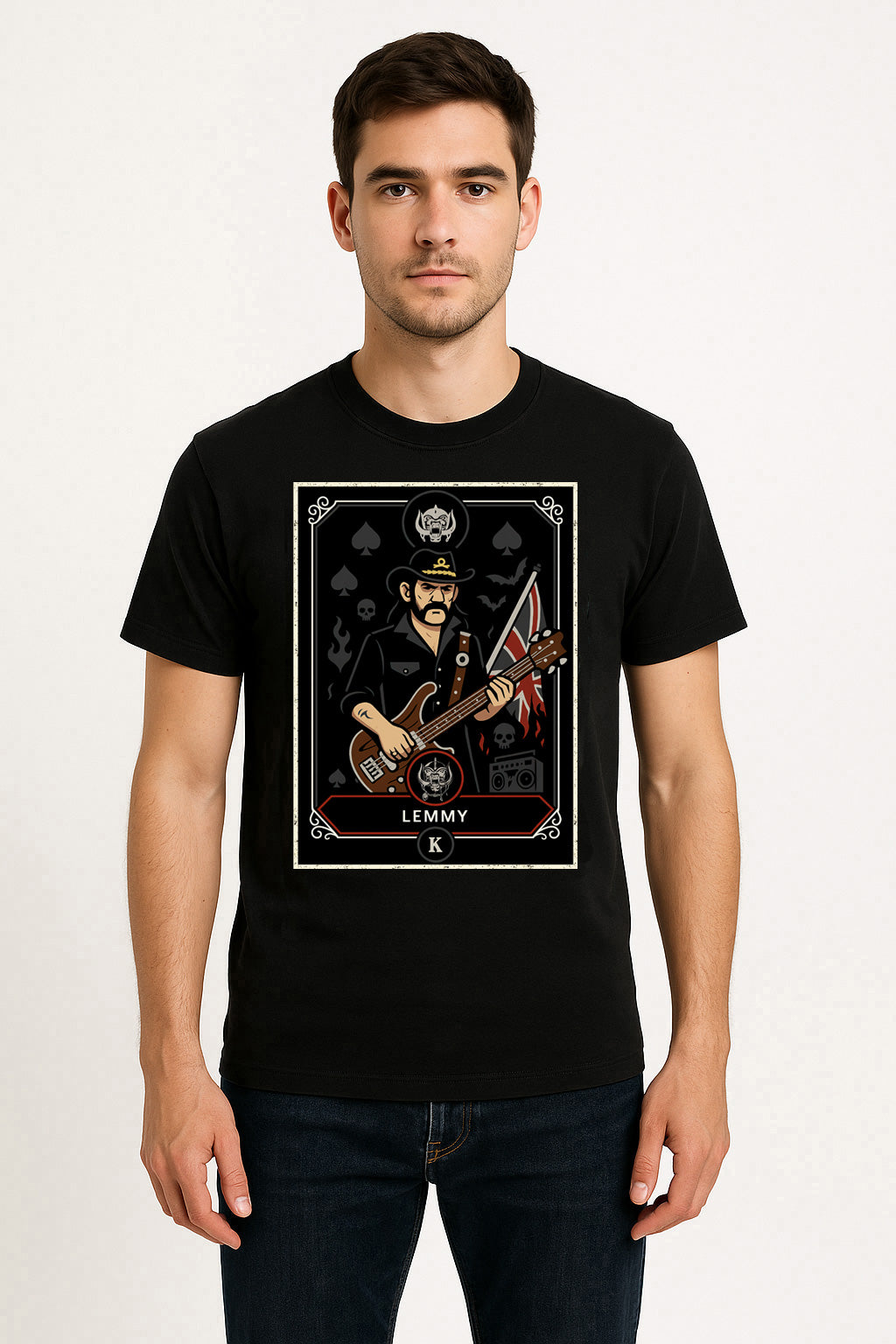 Motörhead Lemmy Retro Rock Legend Unisex T-Shirt Classic Metal Tee