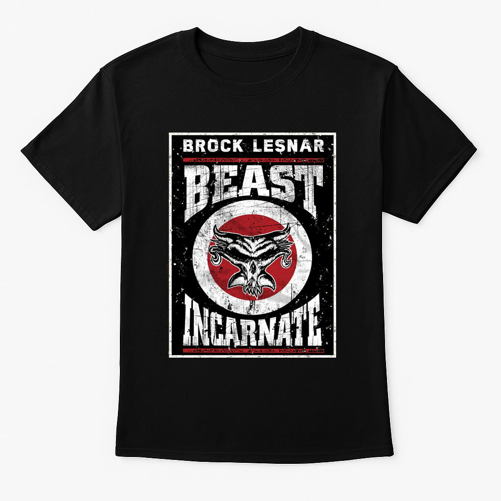 Brock Lesnar Beast Incarnate Retro Wrestling Unisex T-Shirt Classic Suplex City Tee