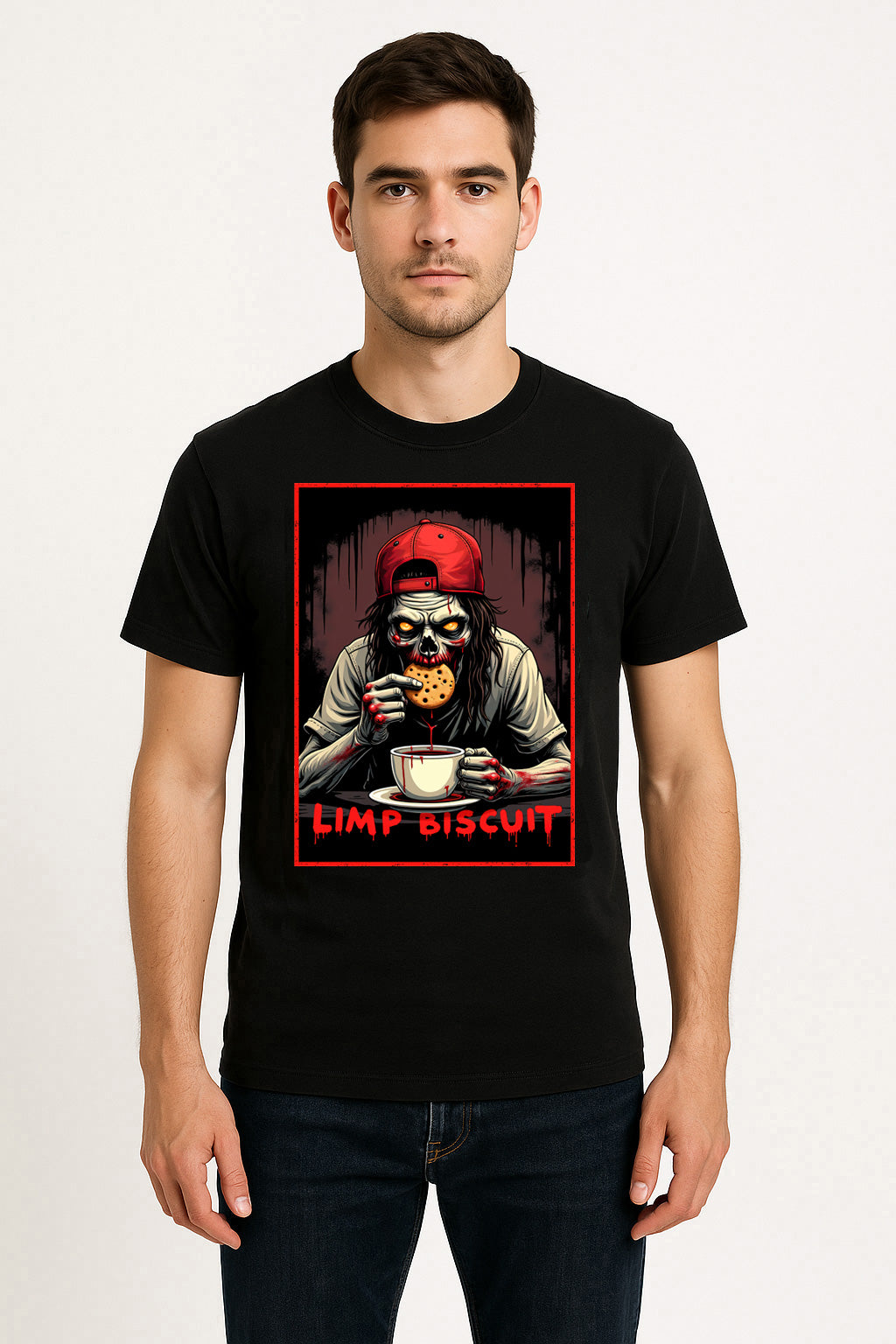 Limp Bizkit – Limp Biscuit Unisex T-Shirt Nu Metal Band Merch Tee
