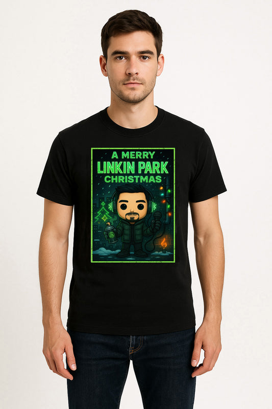 Linkin Park Merry Christmas Rock Unisex Christmas T-Shirt or Hoodie