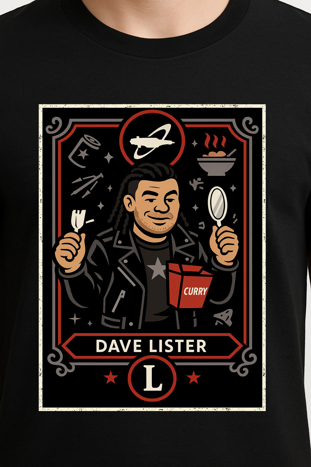 Red Dwarf Dave Lister Unisex T-Shirt – Sci-Fi Legend Space Bum Comedy Classic Tee