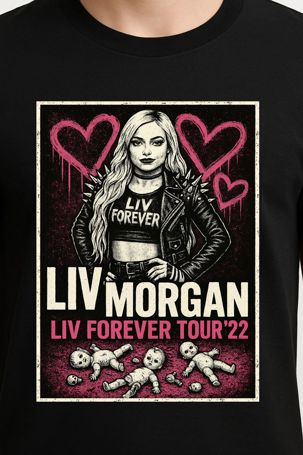 Liv Morgan Liv Forever Tour '22 Unisex T-Shirt – Retro Wrestling Graphic Tee
