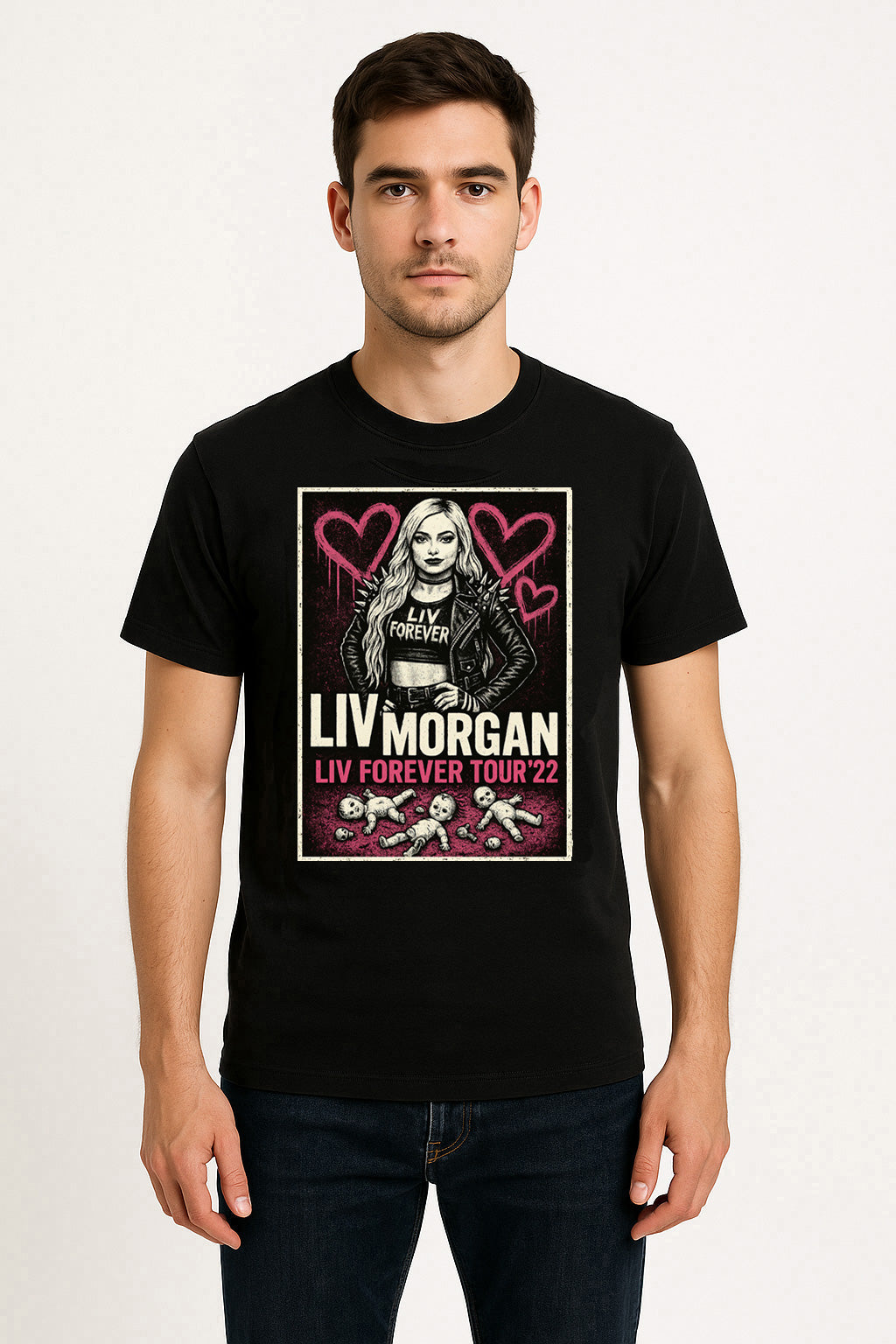 Liv Morgan Liv Forever Tour '22 Unisex T-Shirt – Retro Wrestling Graphic Tee