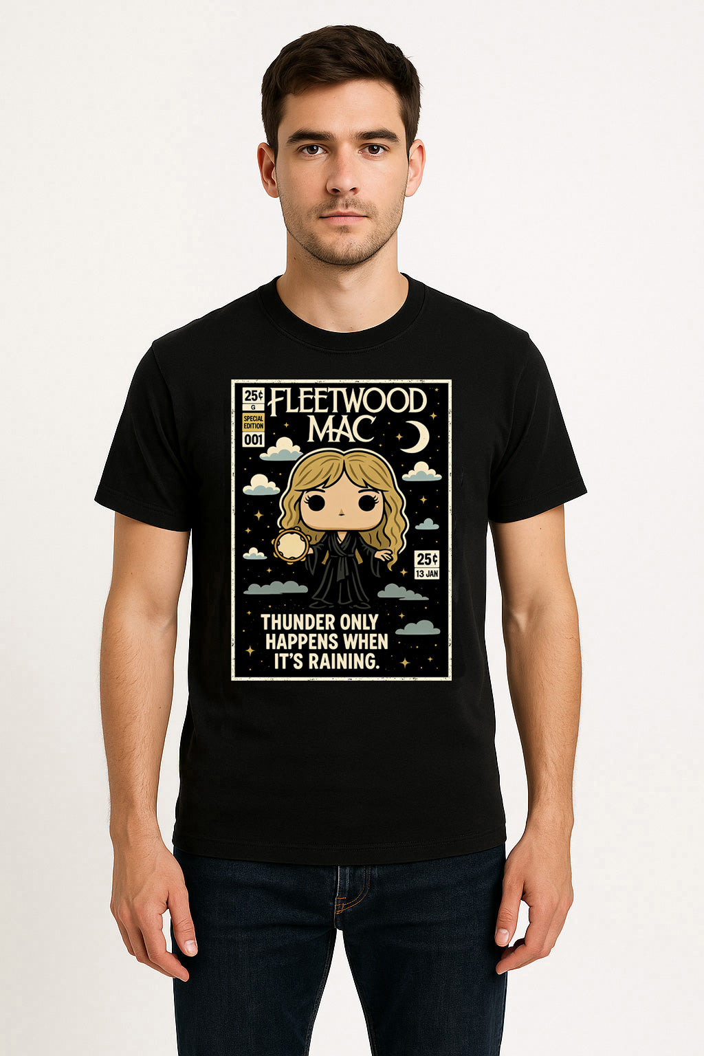 Fleetwood Mac Dreams Classic Rock Funko Pop Style Unisex T-Shirt