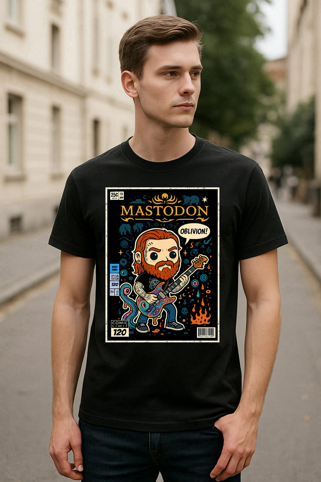 Mastodon Oblivion Progressive Metal Funko Pop Style Unisex T-Shirt
