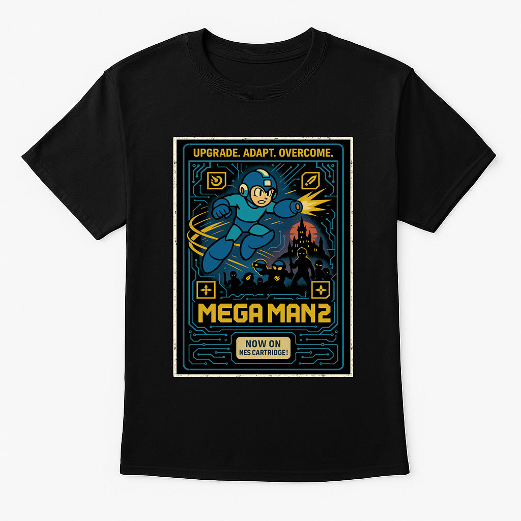 Mega Man 2 Retro Gaming Unisex T-Shirt NES Classic Robot Hero Tee