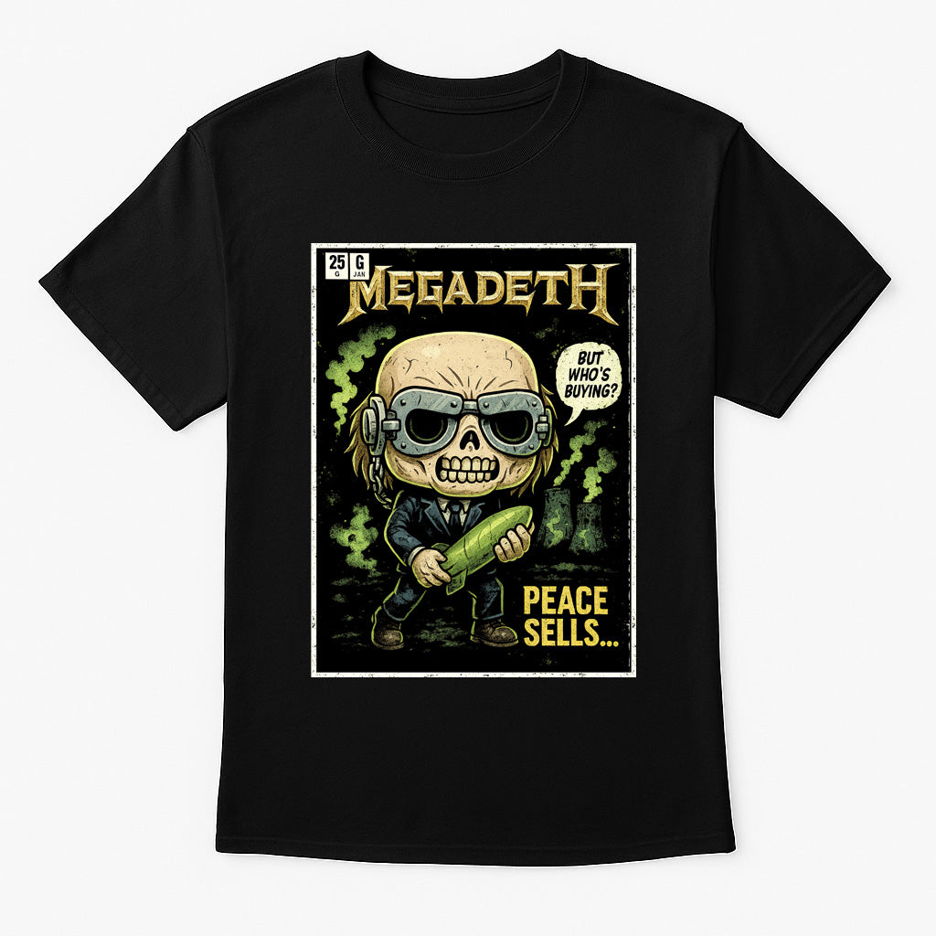 Megadeth Peace Sells Thrash Metal Funko Pop Style Unisex T-Shirt