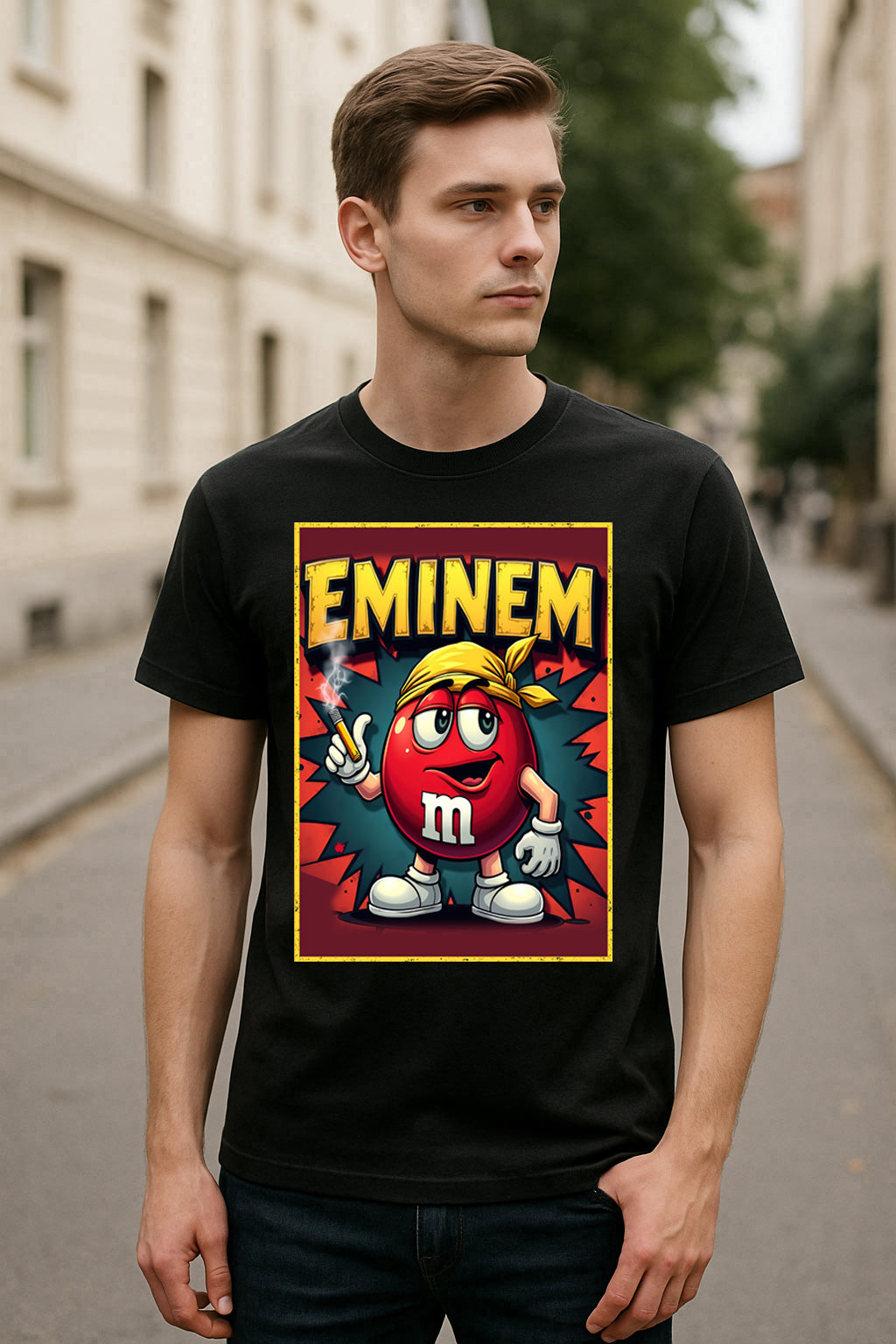 Eminem – M&M Parody Unisex T-Shirt Rap Icon Merch Tee