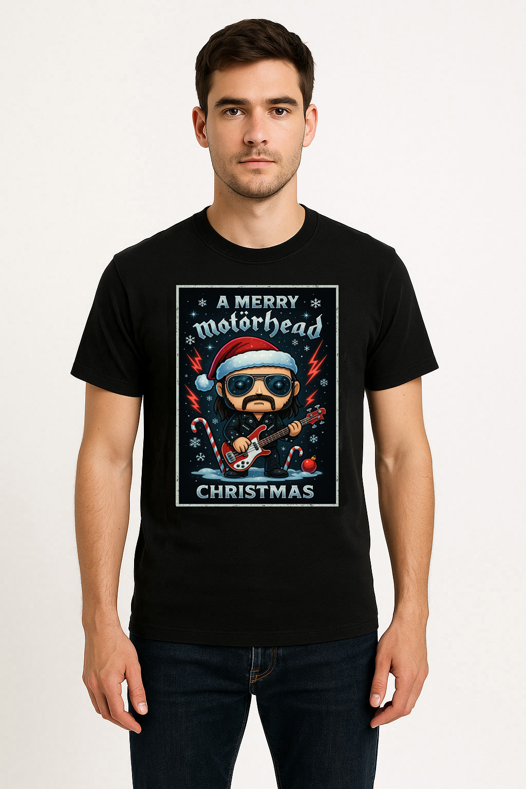 Motörhead Merry Christmas Rock Legend Unisex Christmas T-Shirt or Hoodie