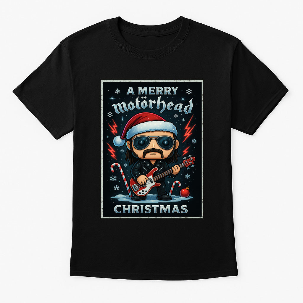 Motörhead Merry Christmas Rock Legend Unisex Christmas T-Shirt or Hoodie
