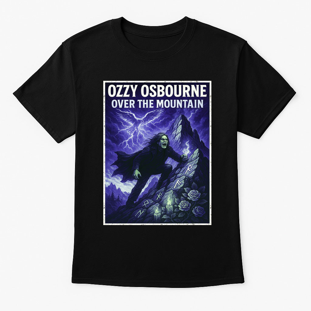 Ozzy Osbourne Over the Mountain Unisex T-Shirt Classic Heavy Metal Tee