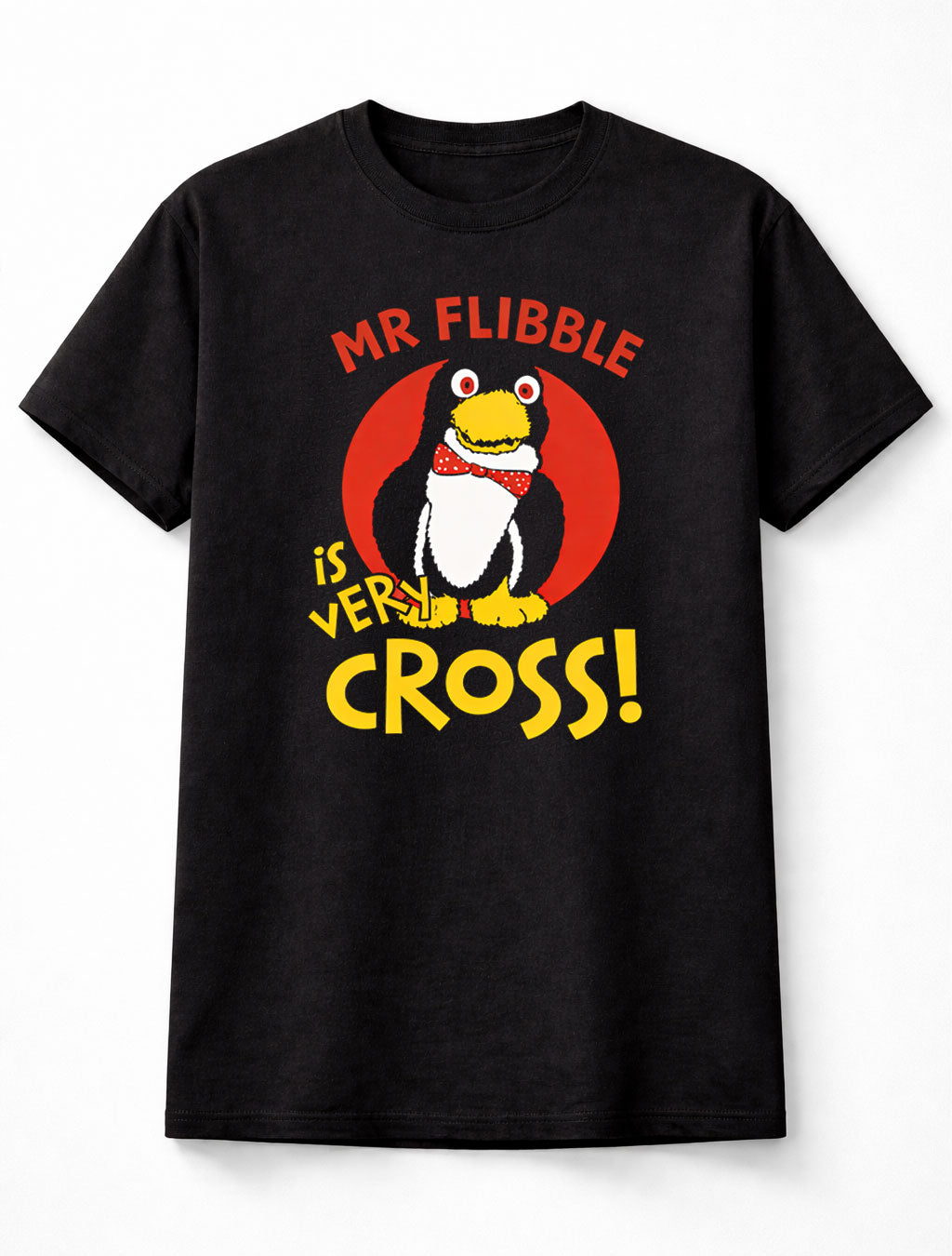 Red Dwarf Mr Flibble Is Very Cross T-Shirt Funny Penguin Graphic Tee Rimmer Humor Adults & Kids Unisex T-Shirt