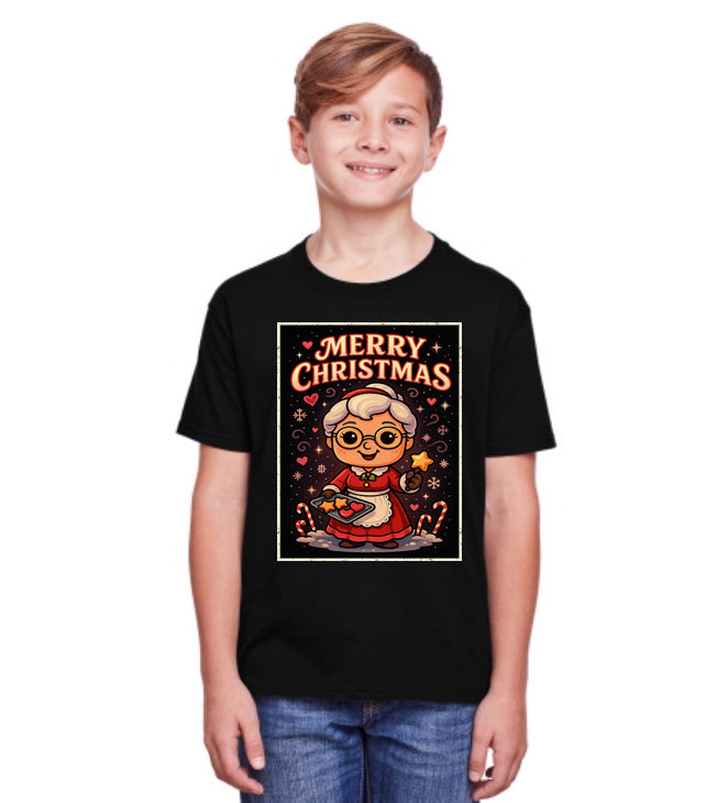 Mrs. Claus Merry Christmas Baking Unisex Christmas T-Shirt or Hoodie