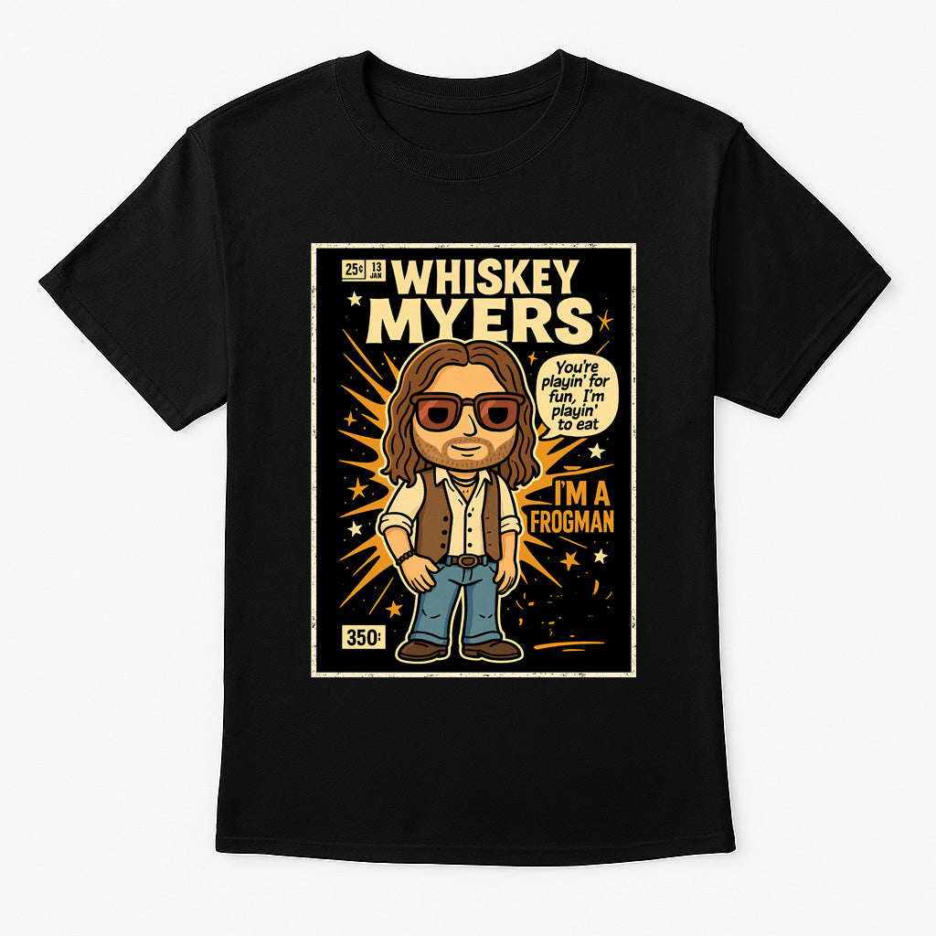 Whiskey Myers Frogman Southern Rock Funko Pop Style Unisex T-Shirt
