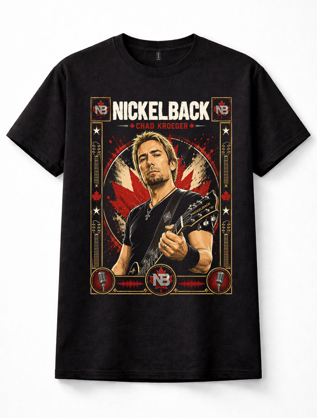 Nickelback Chad Kroeger Rock Band Music Fan Gift Unisex T-Shirt