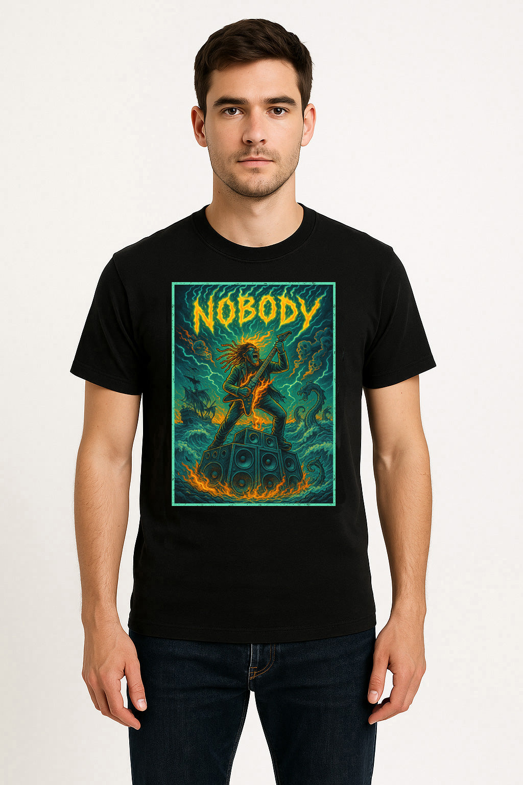 Skindred Nobody Unisex T-Shirt Reggae Metal Rock Band Merch Tee