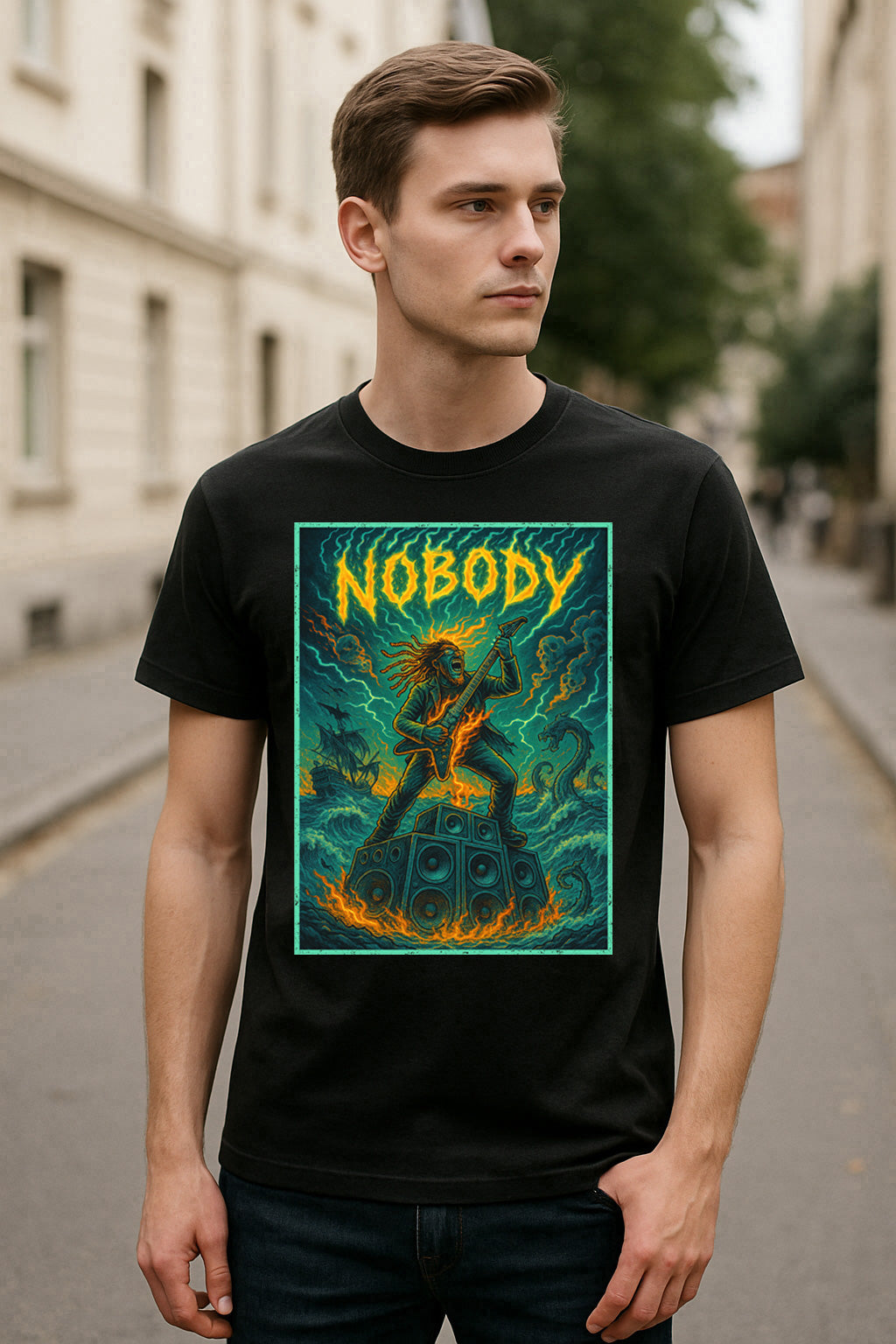 Skindred Nobody Unisex T-Shirt Reggae Metal Rock Band Merch Tee