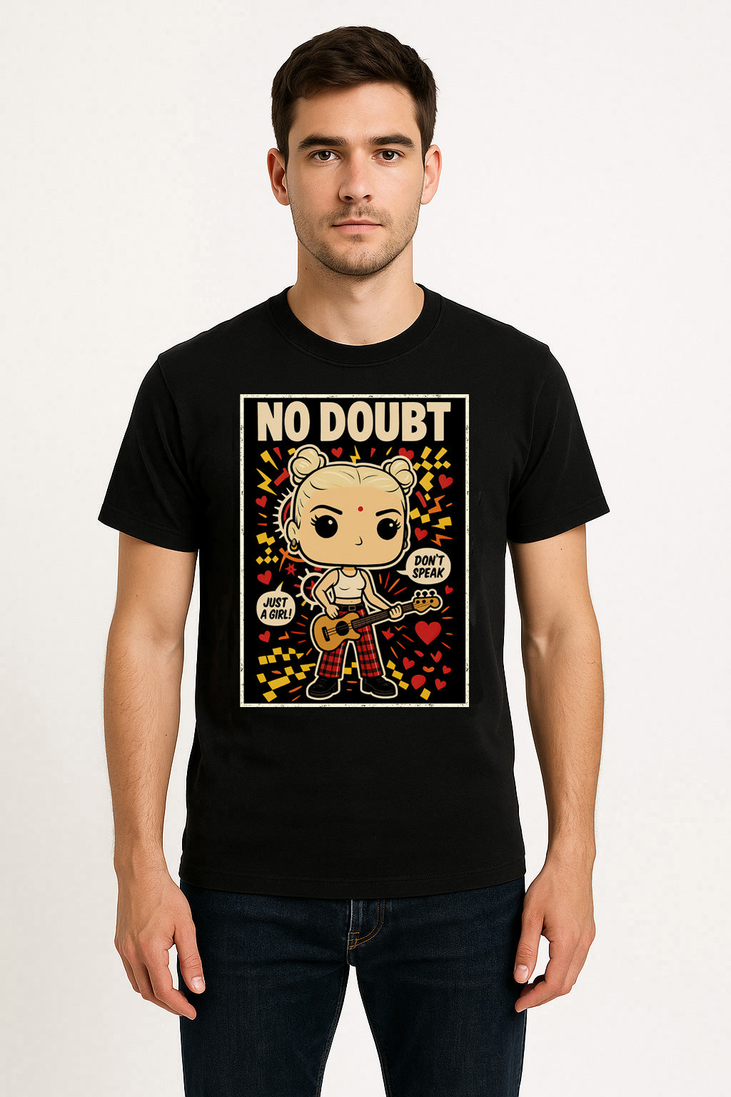 No Doubt Dont Speak 90s Pop Rock Funko Pop Style Unisex T-Shirt