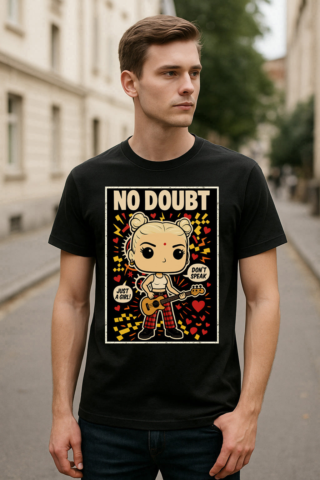 No Doubt Dont Speak 90s Pop Rock Funko Pop Style Unisex T-Shirt