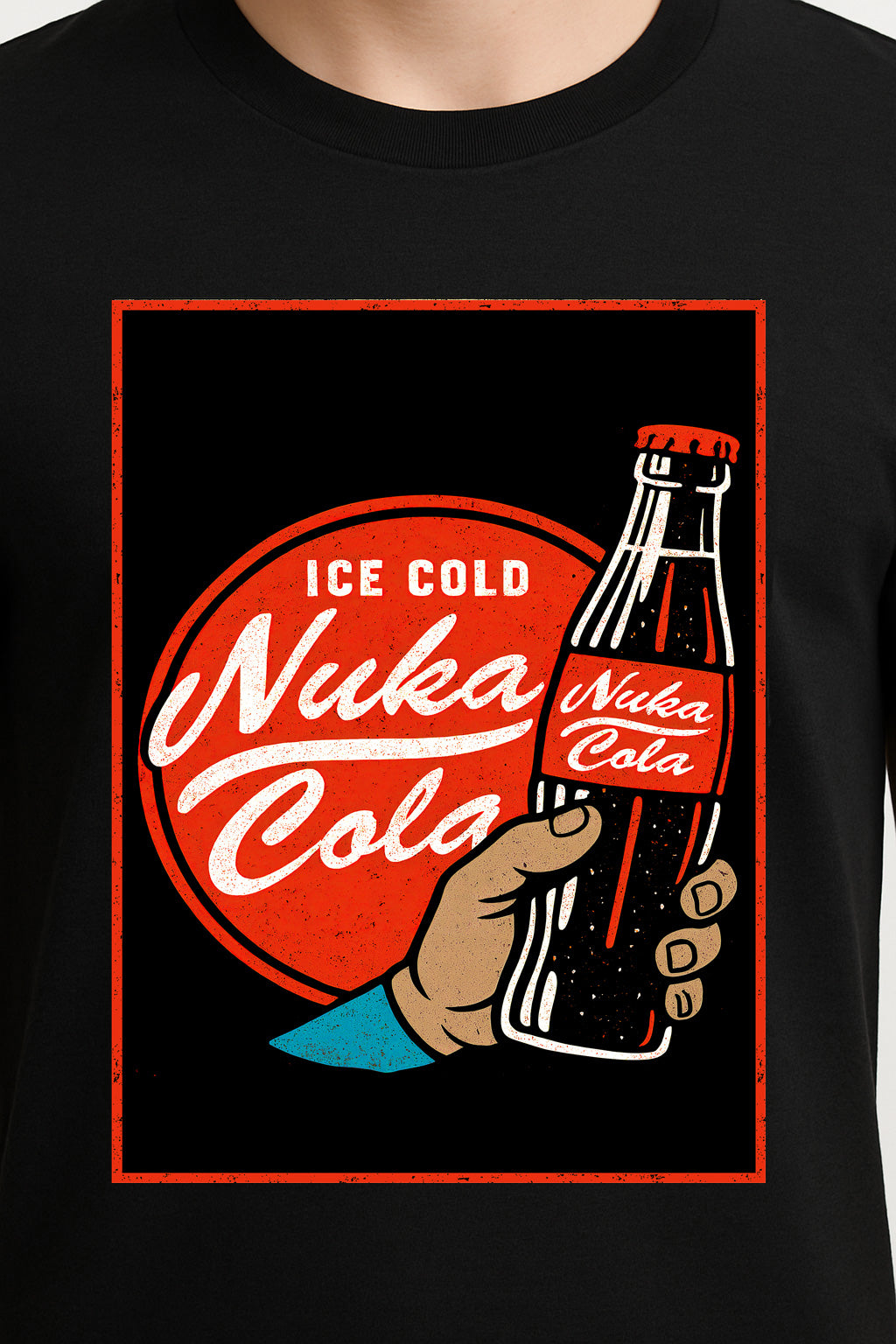 Fallout Nuka-Cola Vintage Ad Unisex T-Shirt – Retro Post-Apocalyptic Soft Drink Tee