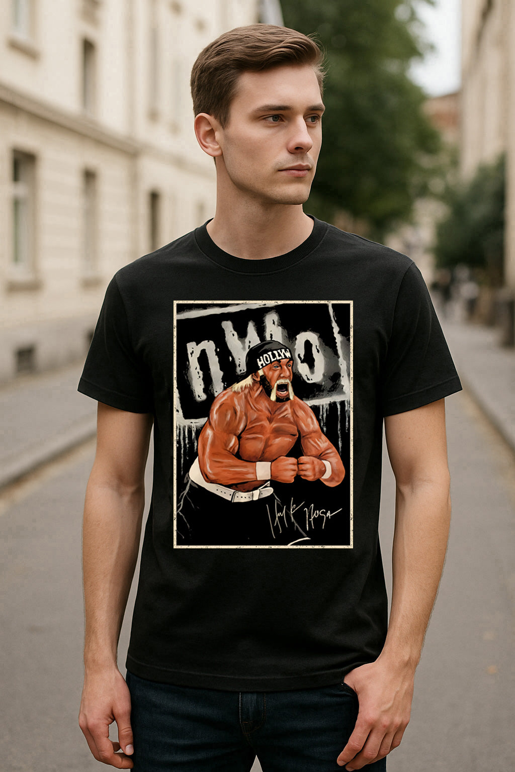 Hollywood Hogan “nWo Icon” Retro Wrestling T-Shirt — For Life Edition