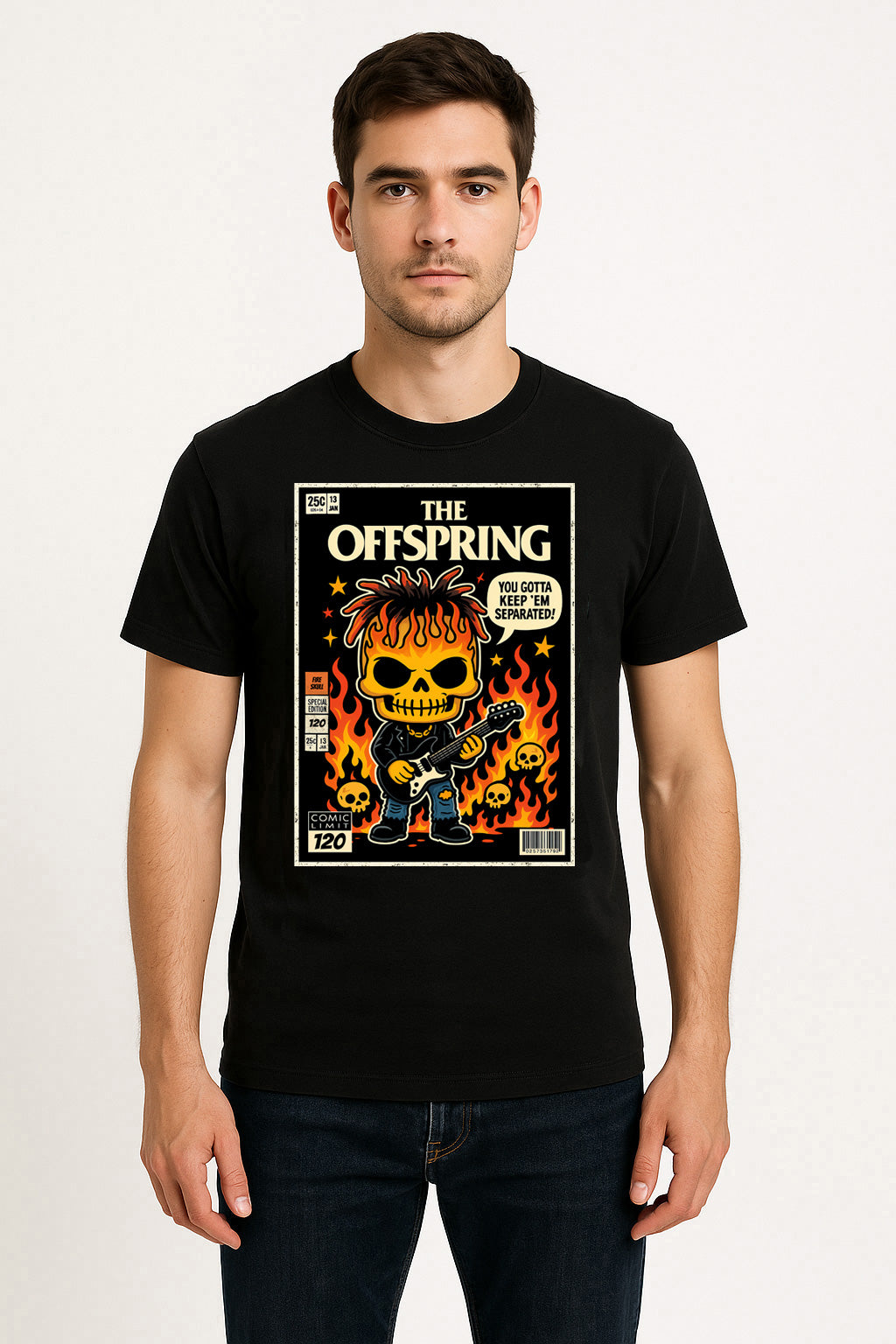 Offspring The Kids Arent Alright Punk Rock Funko Pop Style Unisex T-Shirt