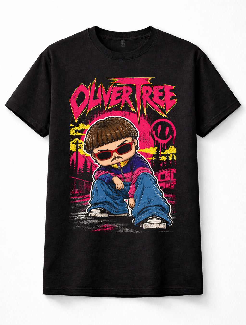 Oliver Tree Bowl Cut Sunglasses Indie Pop Music Unisex T-Shirt