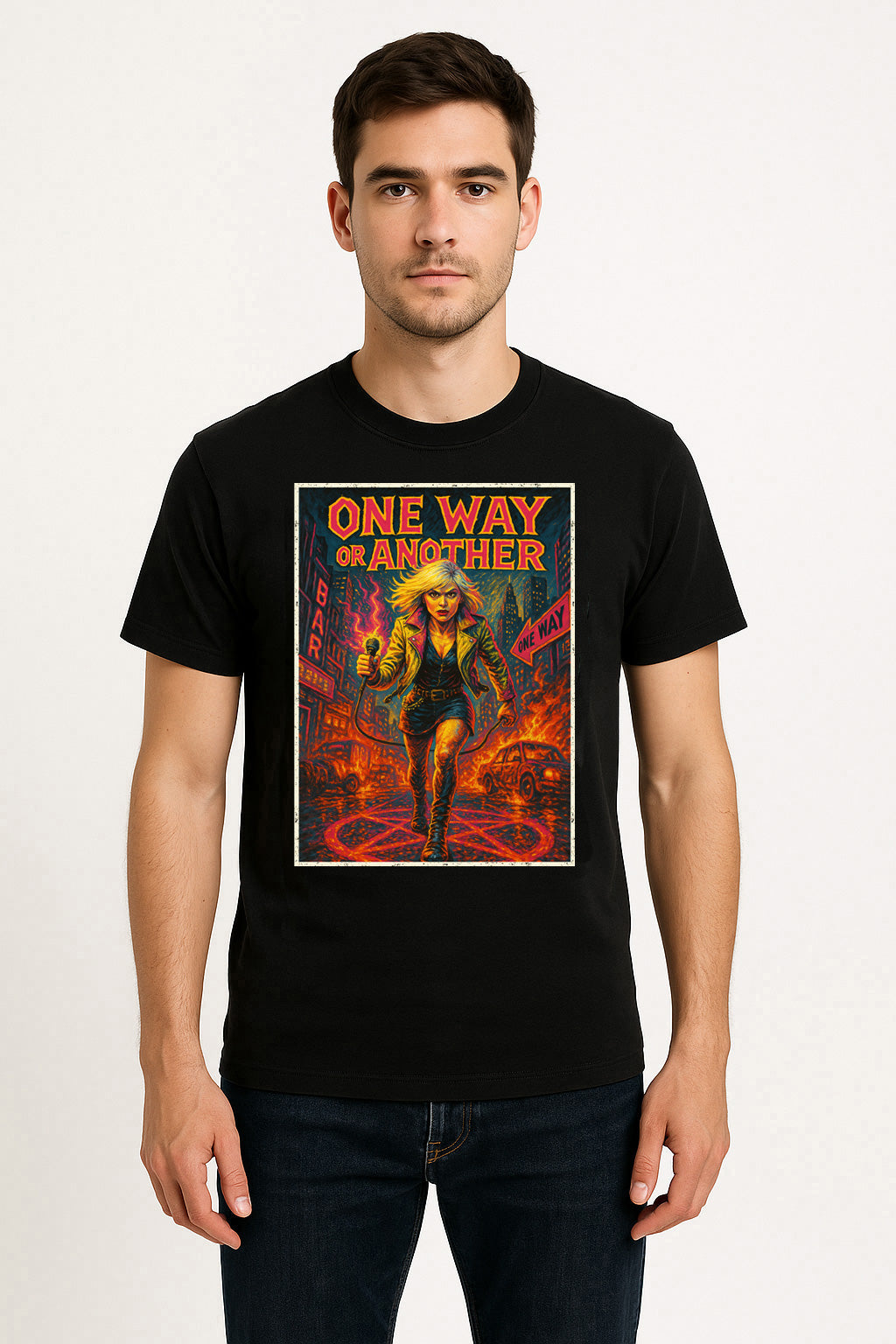 Blondie One Way or Another Unisex T-Shirt New Wave Punk Rock Band Tee