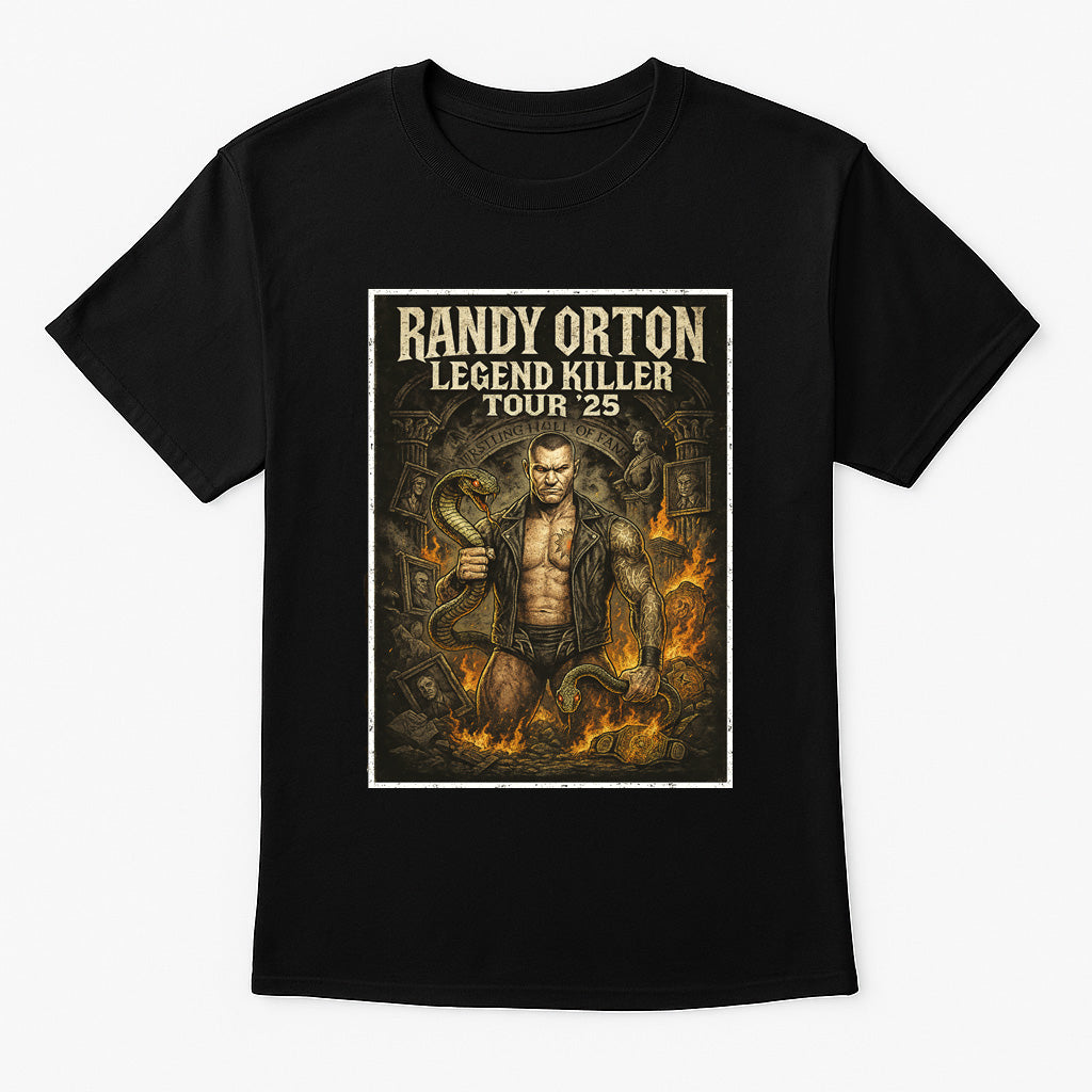Randy Orton Legend Killer Tour ’25 Unisex T-Shirt – Viper Retro Wrestling Graphic