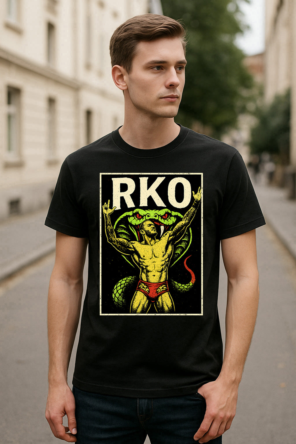 Randy Orton “RKO” Retro Wrestling T-Shirt — The Viper Strikes