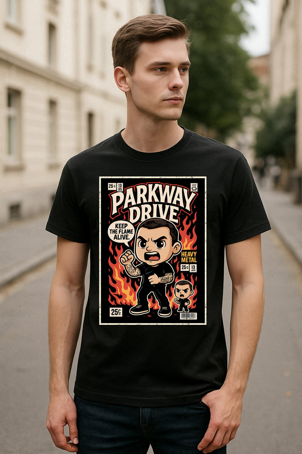 Parkway Drive Vice Grip Metalcore Funko Pop Style Unisex T-Shirt