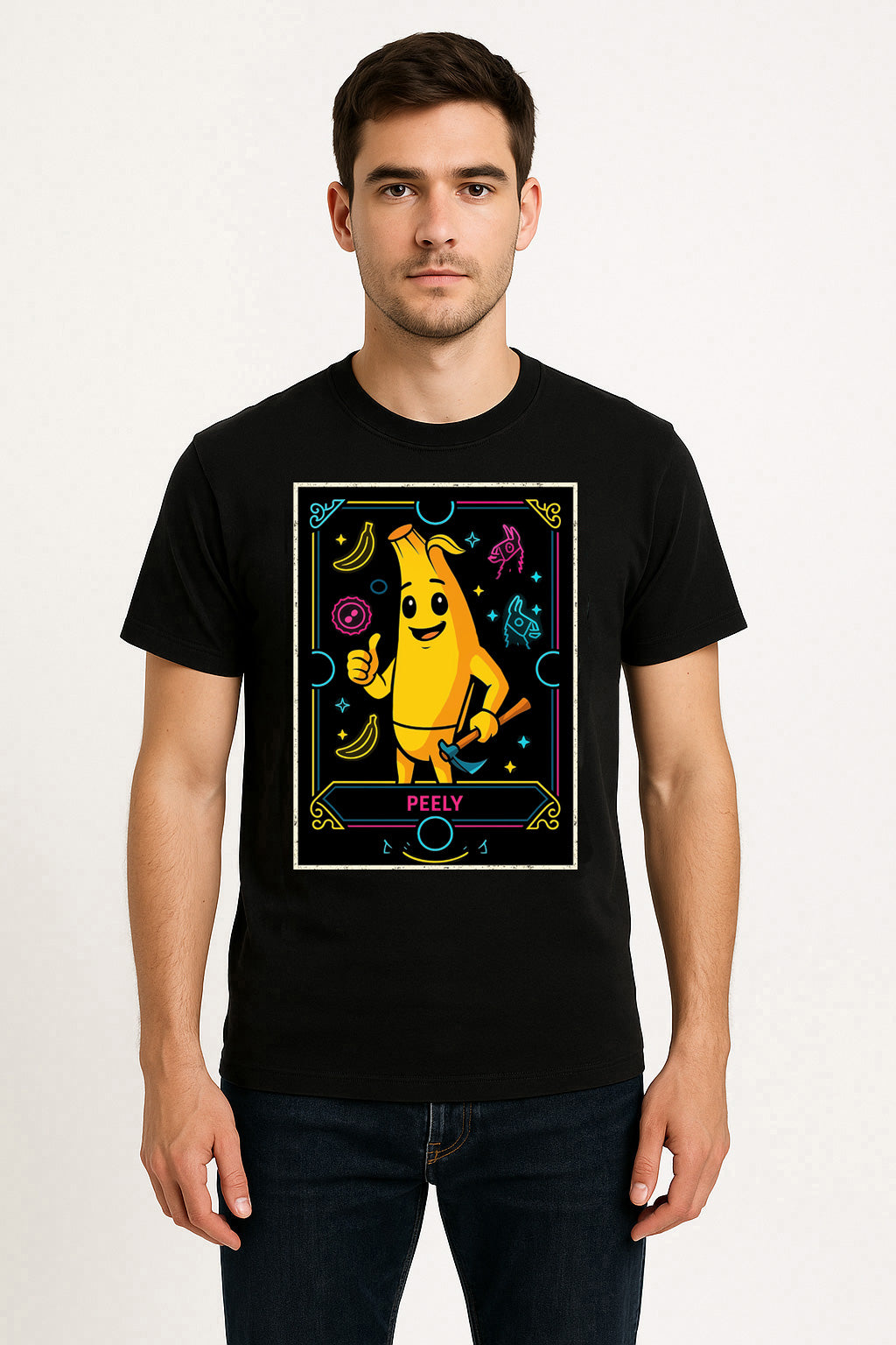 Peely Retro Gaming Unisex T-Shirt Fortnite Character Graphic Tee