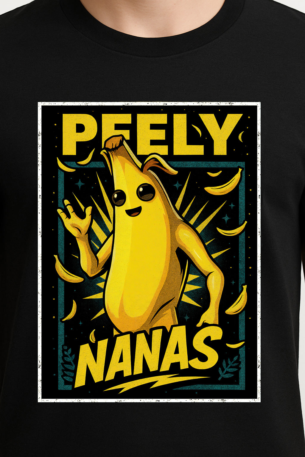 Fortnite Peely Nanas Unisex Comic T-Shirt – Funny Banana Skin Gamer Graphic Tee